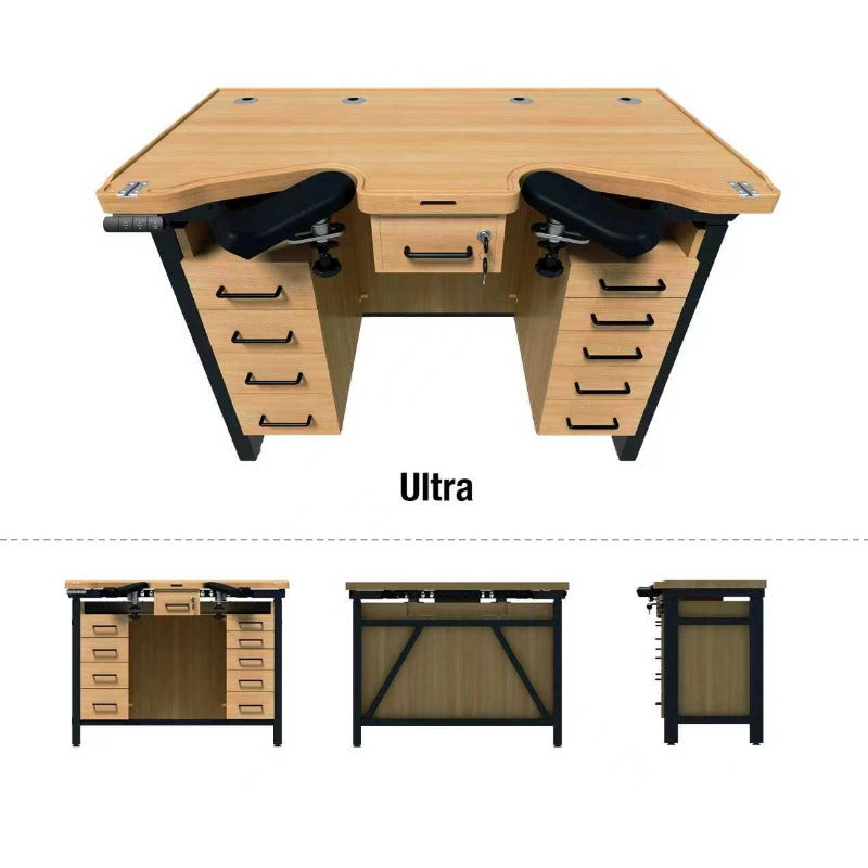 BIAO JIANG Master Grade Beech Electric Height Adjustable Workbench