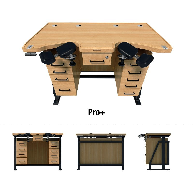 BIAO JIANG Master Edition Beech Electric Height Adjustable Workbench（Professional Version）