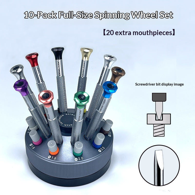KWONG YUEN GY0108 - 10-piece Screwdriver Rotating Set