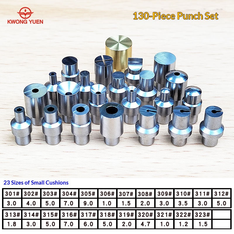 KWONG YUEN 130-Piece Punch Set Series GY0295