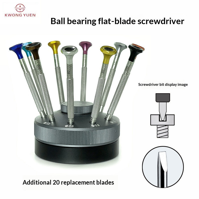 KWONG YUEN GY0228-10-Piece Screwdriver Rotating Set