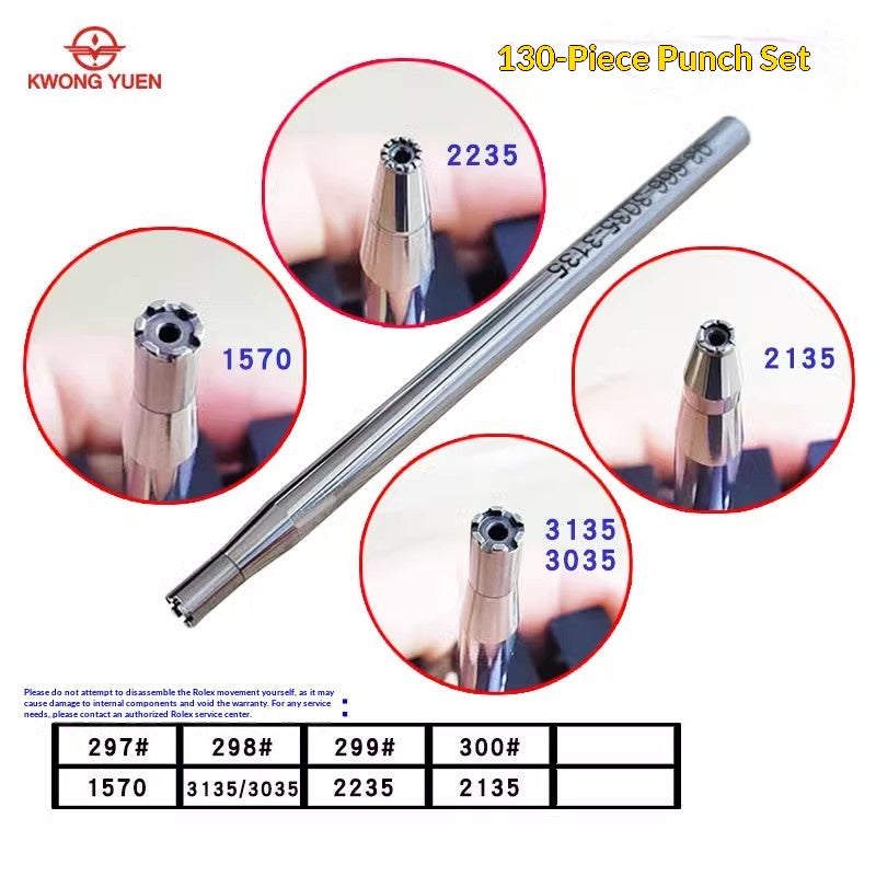 KWONG YUEN 130-Piece Punch Set Series GY0295