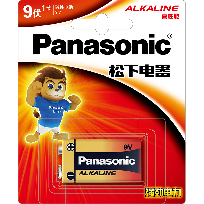 Panasonic Alkaline 9V 1 Piece Card Pack