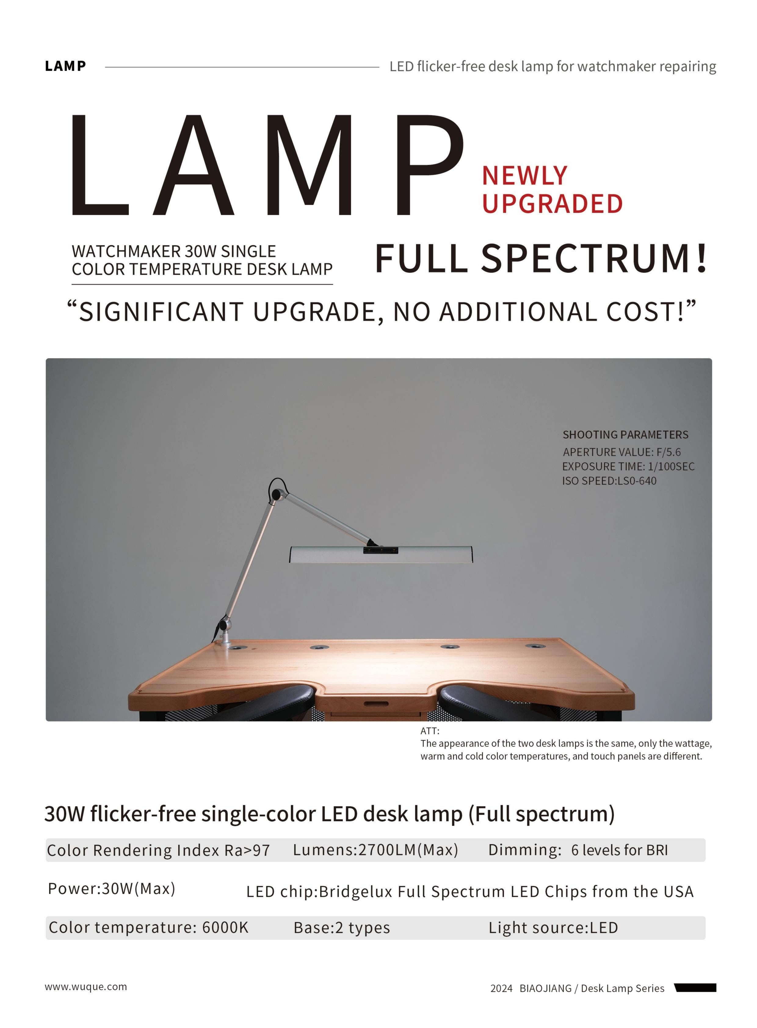BIAO JIANG Flicker-Free Eye-Caring Desk Lamp