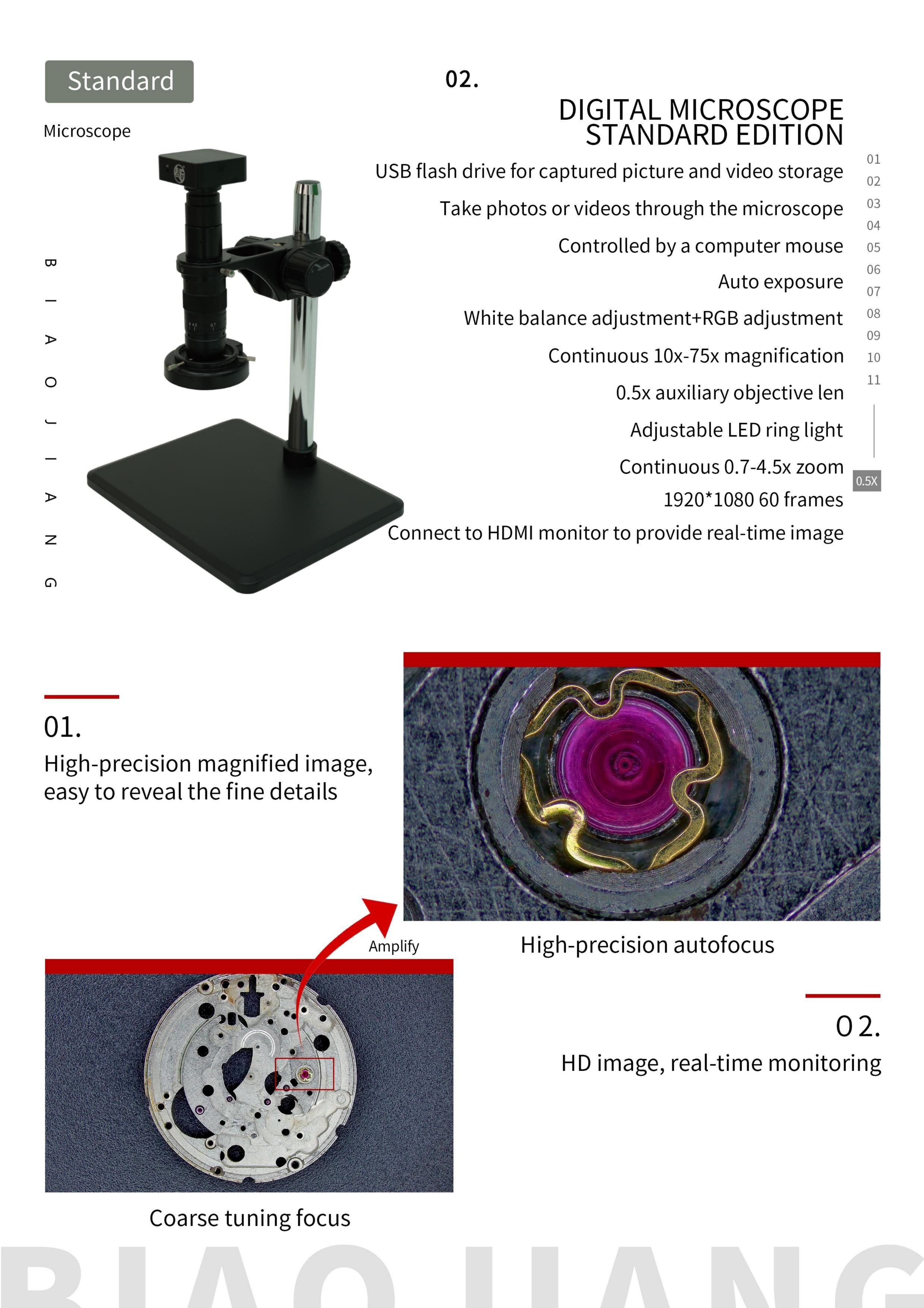 BIAO JIANG Mid-spec Microscope