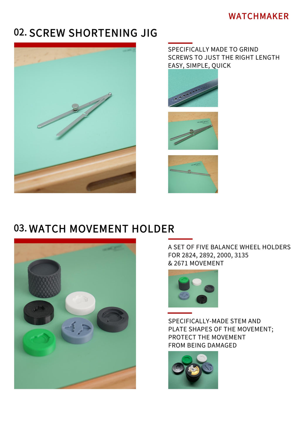 BIAO JIANG Movement Holder Base