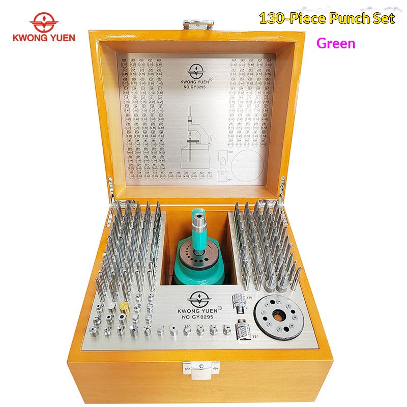 KWONG YUEN 130-Piece Punch Set Series GY0295