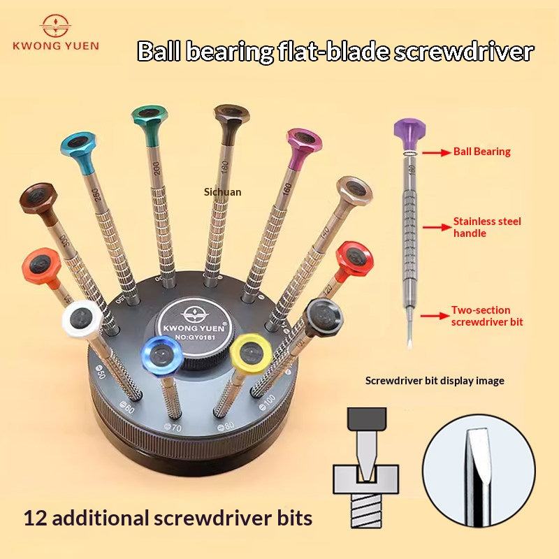 KWONG YUEN 12-piece Screwdriver Rotating Set GY0181