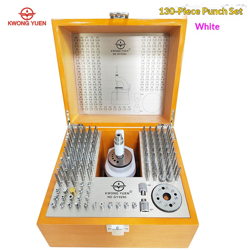 KWONG YUEN 130-Piece Punch Set Series GY0295