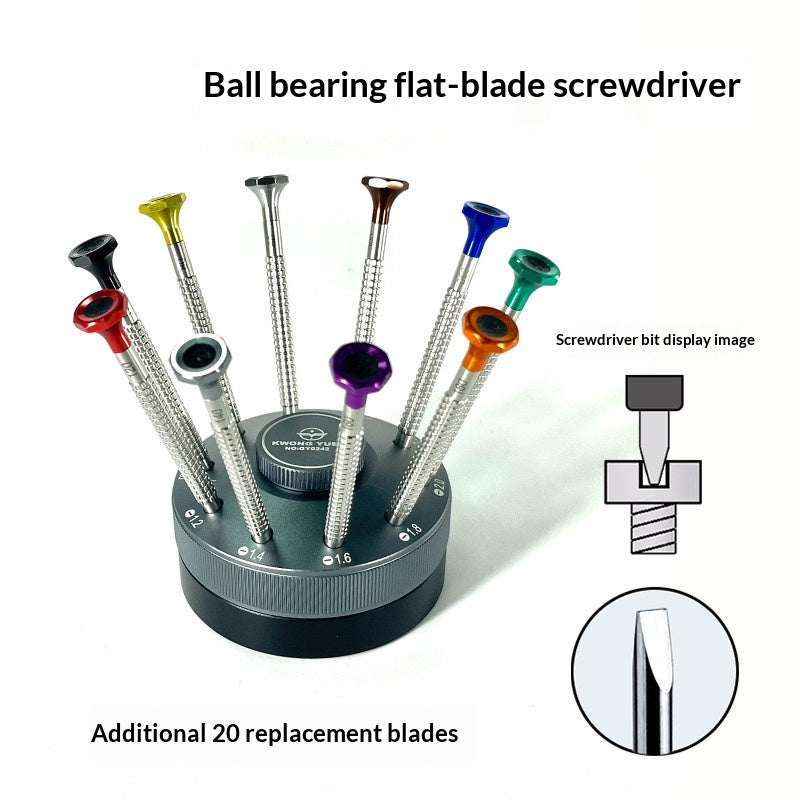 KWONG YUEN GY0242 - 10-Piece Screwdriver Rotating Set