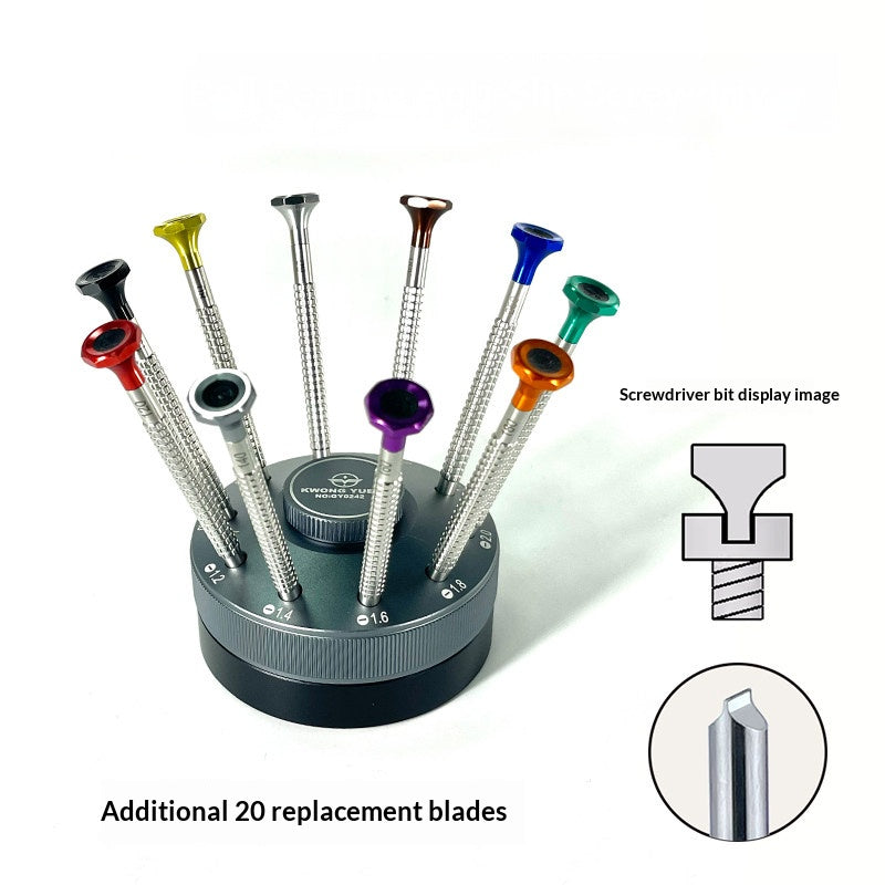 KWONG YUEN GY0242 - 10-Piece Screwdriver Rotating Set
