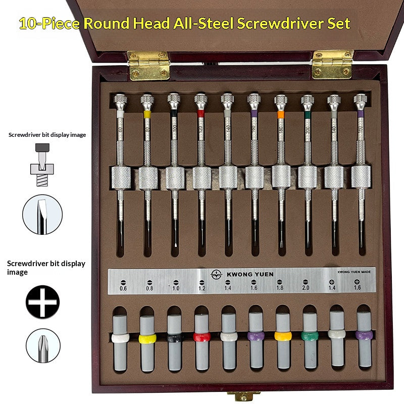 KWONG YUEN GY004 - 10-piece Screwdriver Rotating Set