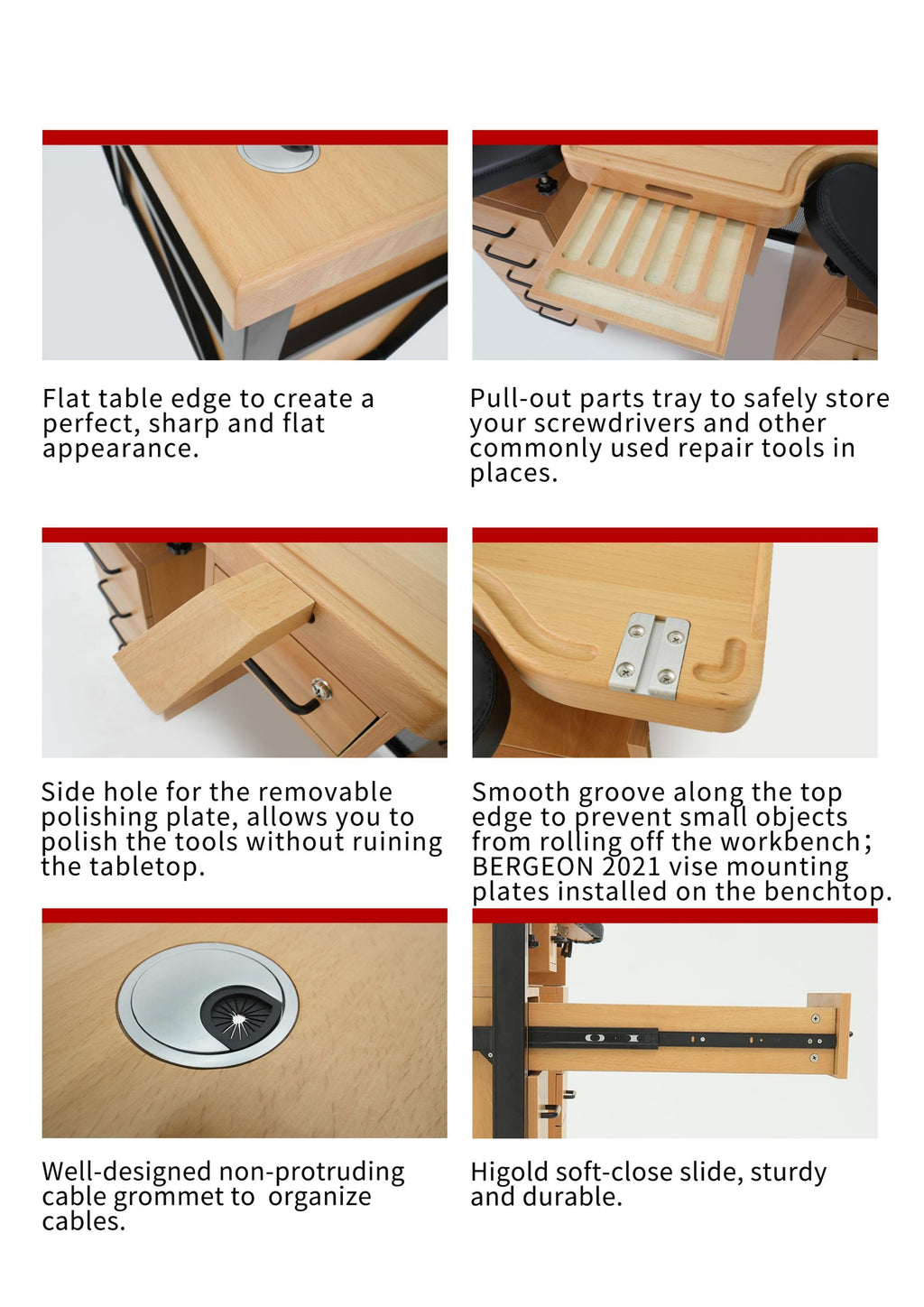 BIAO JIANG Flagship Beech Repair Workbench